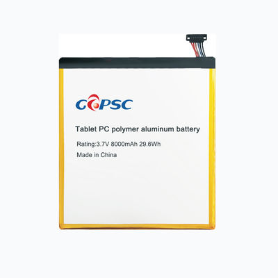3.7V8000mAh Tablet PC polimerowy akumulator aluminiowy